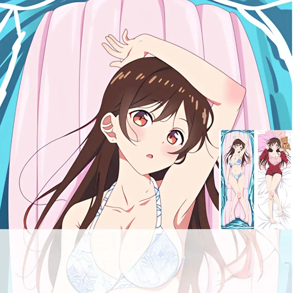 

Rent A Girlfriend Ichinose Chizuru Cosplay Dakimakura Body Pillow Case Otaku Pillowcase Game Throw Cushion Cover Bed Decor Gift
