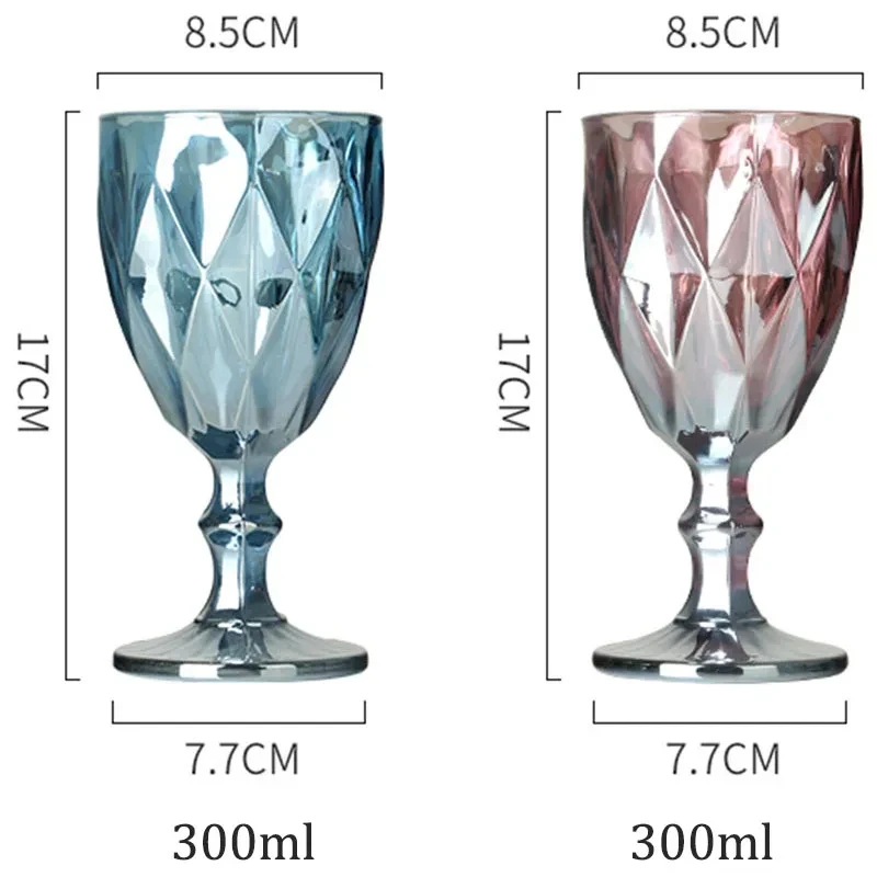 Carved Crystal Wine Glasses 4