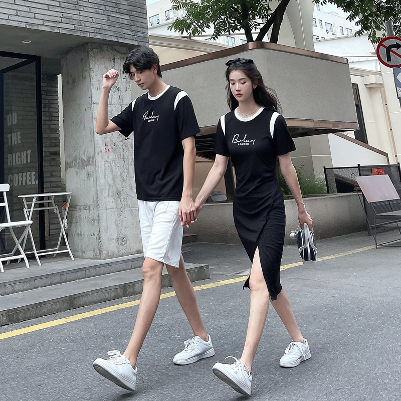 Matching online black outfits for couples