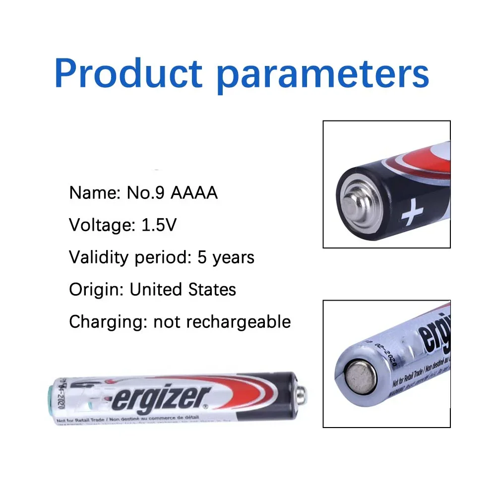 Alkaline Battery Disposable Battery 4PCS 1.5V LR61-E96 AAAA primary alkaline battery dry battery Bluetooth headset, laser pen