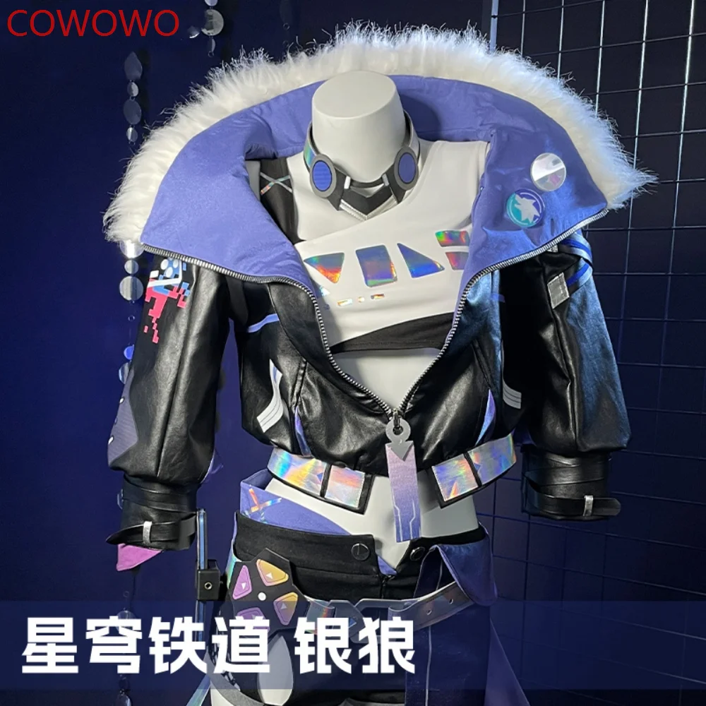 

C0WOWO Honkai: звезда рейка Серебряный волк косплей костюм косплей игры аниме вечерние Униформа Hallowen ролевая одежда новый полный комплект