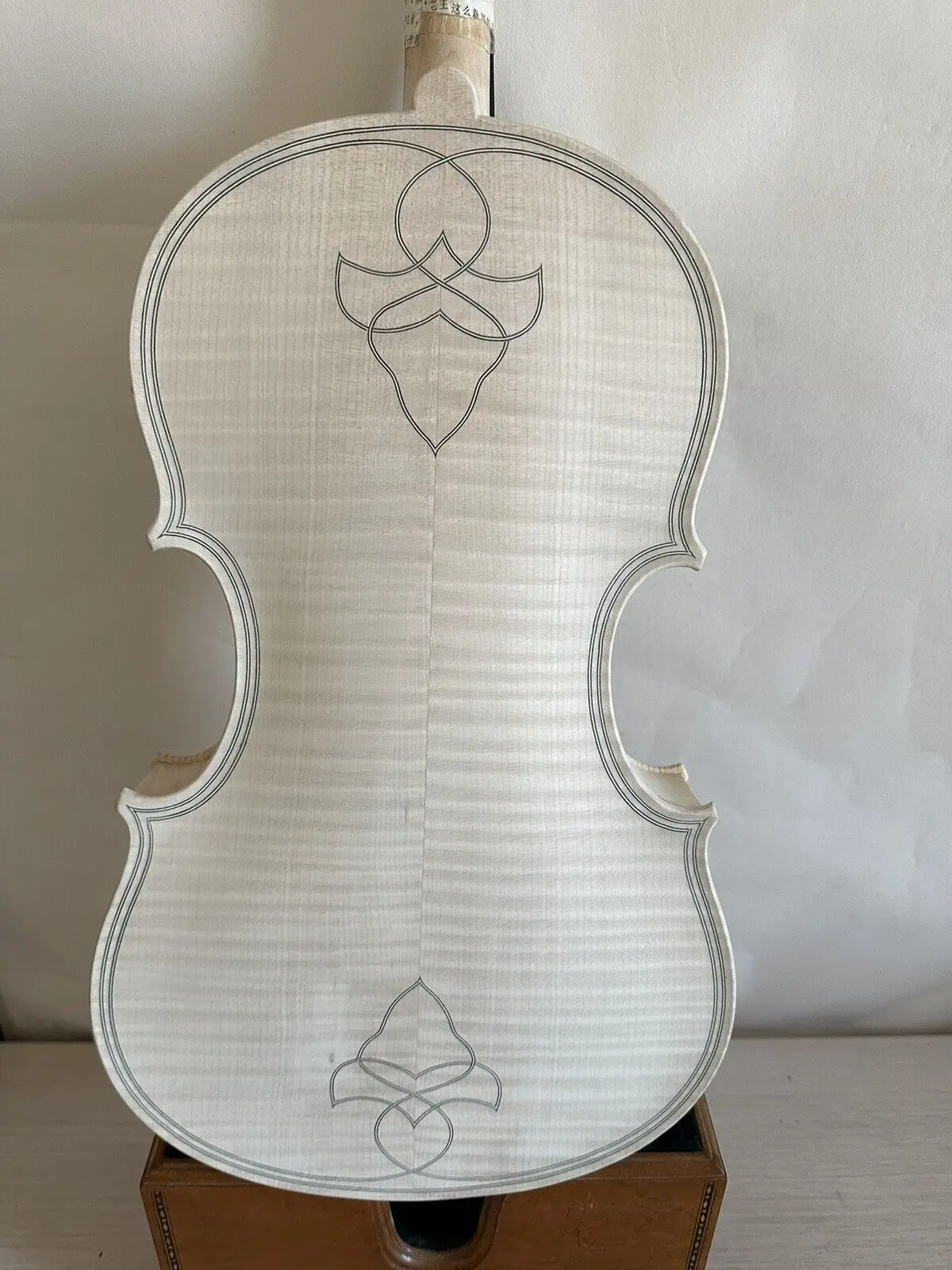 15.5" Viola In White Maggini Model Flamed Maple Back Spruce Top Hand Made K2988