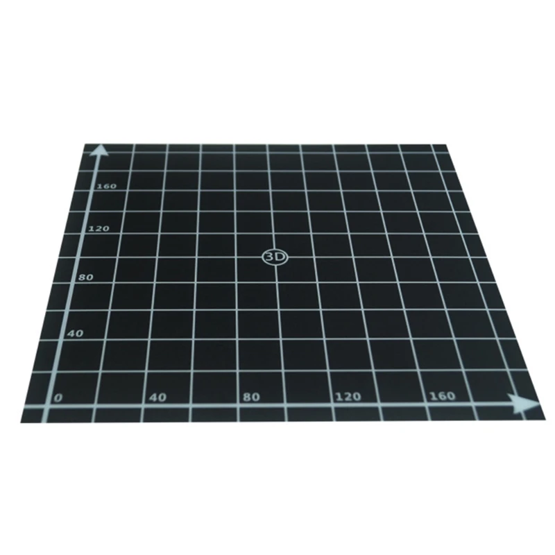 3D 프린터 히트 베드 시트 플랫폼 빌드플레이트 코디네이터용 검정색 스티커 플레이트