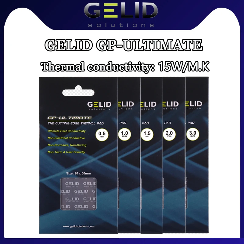 GELID GP-EXTREME/ULTIMATE 멀티 사이즈 고성능 열전도 패드 CPU/GPU 그래픽 카드 열전도 패드 마더보드 열전도 패드
