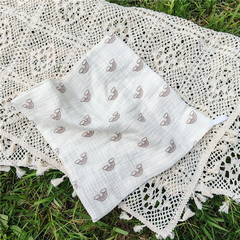 4pcs Cotton Baby Face Towel Newborn Baby Items 4 Layer Supersoft Muslin Bibs Handkerchief Saliva Towel Feeding Burp Cloths