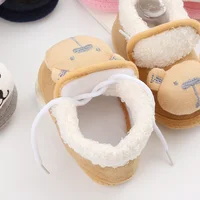 Winter Cute Cartoon Baby Shoes Boy Girl Booties Cotton Soft Sole Non-Slip Warm Toddlers First Walkers Infant Crib Shoes 0-18M 6