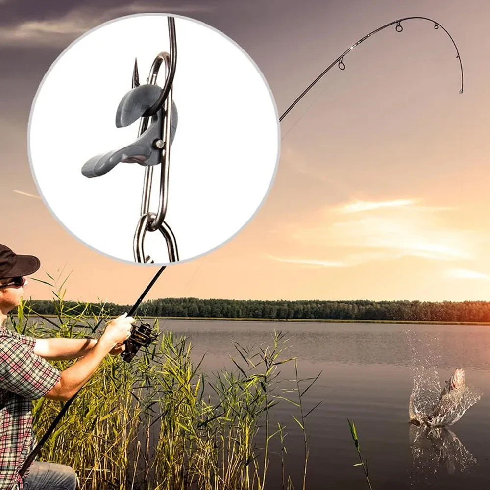 Hookbait Release Clips Sea Fishing Impact Bait Clips Outdoor Fishing Hook Decoupling Swivel Shank Clip