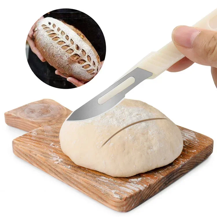 Bread Cutter French Bread Blades Carving Knife Kitchen Gadgets Baking Accessory Patterned Cutting Baking Pastry Tools baking tool baking accessories bread cutter