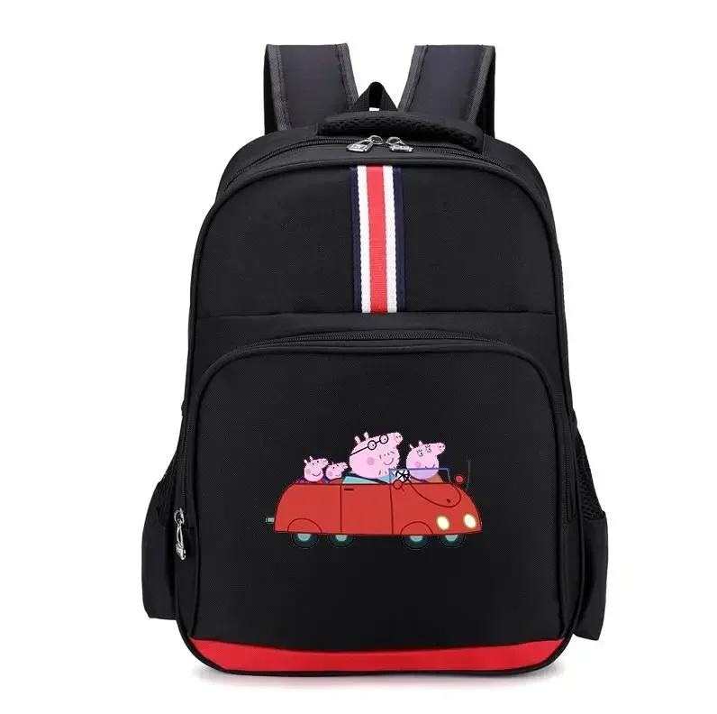 Peppa Pigs Schoolbag Print Backpack for Boys Girls Large Capacity Backpacks for Primary School Students Bag Birthday Gift 2