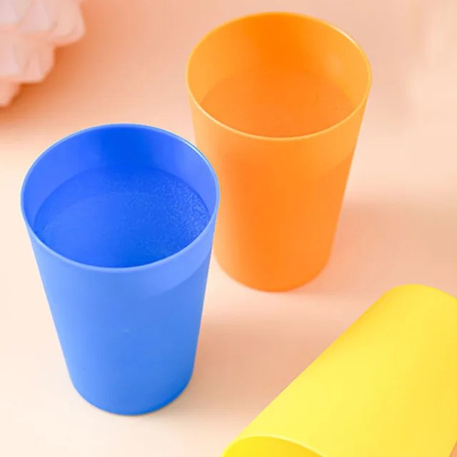 9pc Colourful Plastic Cups Reusable Eco-Friendly Drinking Cup Stackable  Water Coffee Juice Beverage Mugs Picnic Travel Drinkware - AliExpress