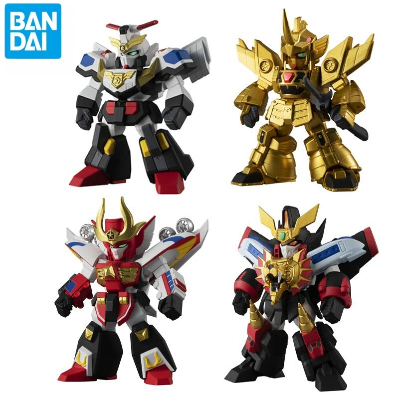 

Bandai Original Candy Toy The Legend Of The Brave Collection2 The Brave Of Gold Goldran Brave Dagwon Command Action Figure Toy