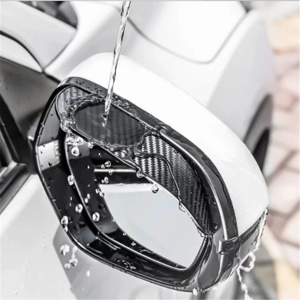 Car rearview mirror rain eyebrow shield for Volkswagen VW TIGUAN PASSAT B5 B6 B7 B8 JETTA MK5 MK6 GOLF 5 6 7 GTI rearview mirror rain eyebrow