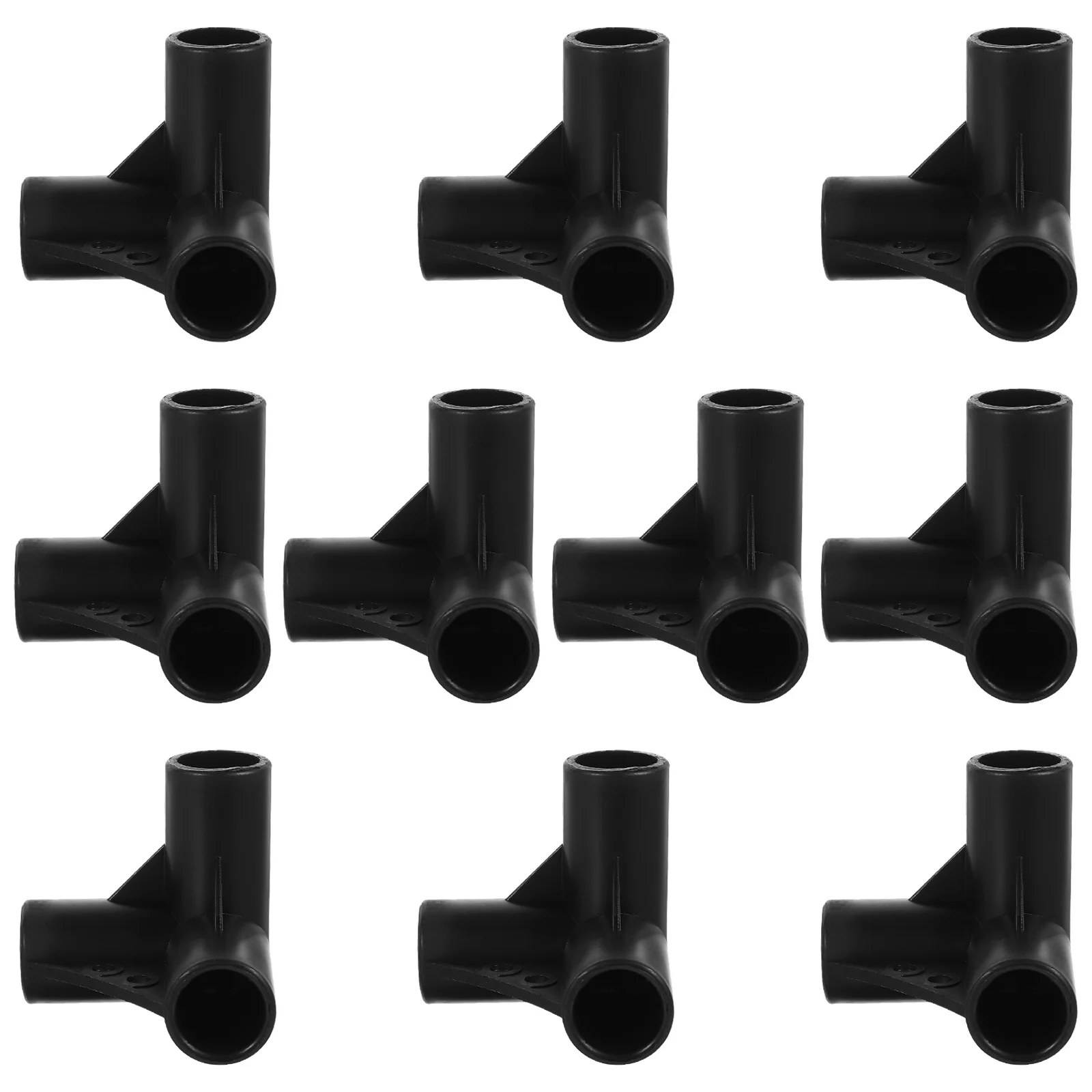 

10PCS 3 Way Fitting Elbow Connector Three- Way Corner Connectors for DIY Shelf Garden Support Structure Storage Frame