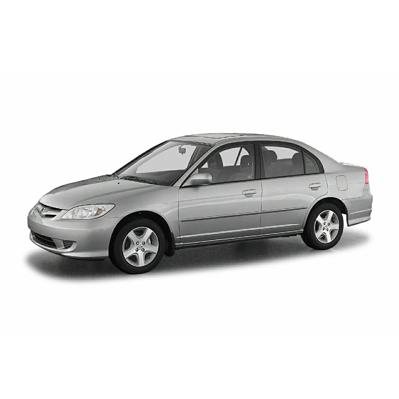 Window Visors & Rain Guards For 2001-2005 Honda Civic Coupe (2-Piece Smoke Tinted Set)