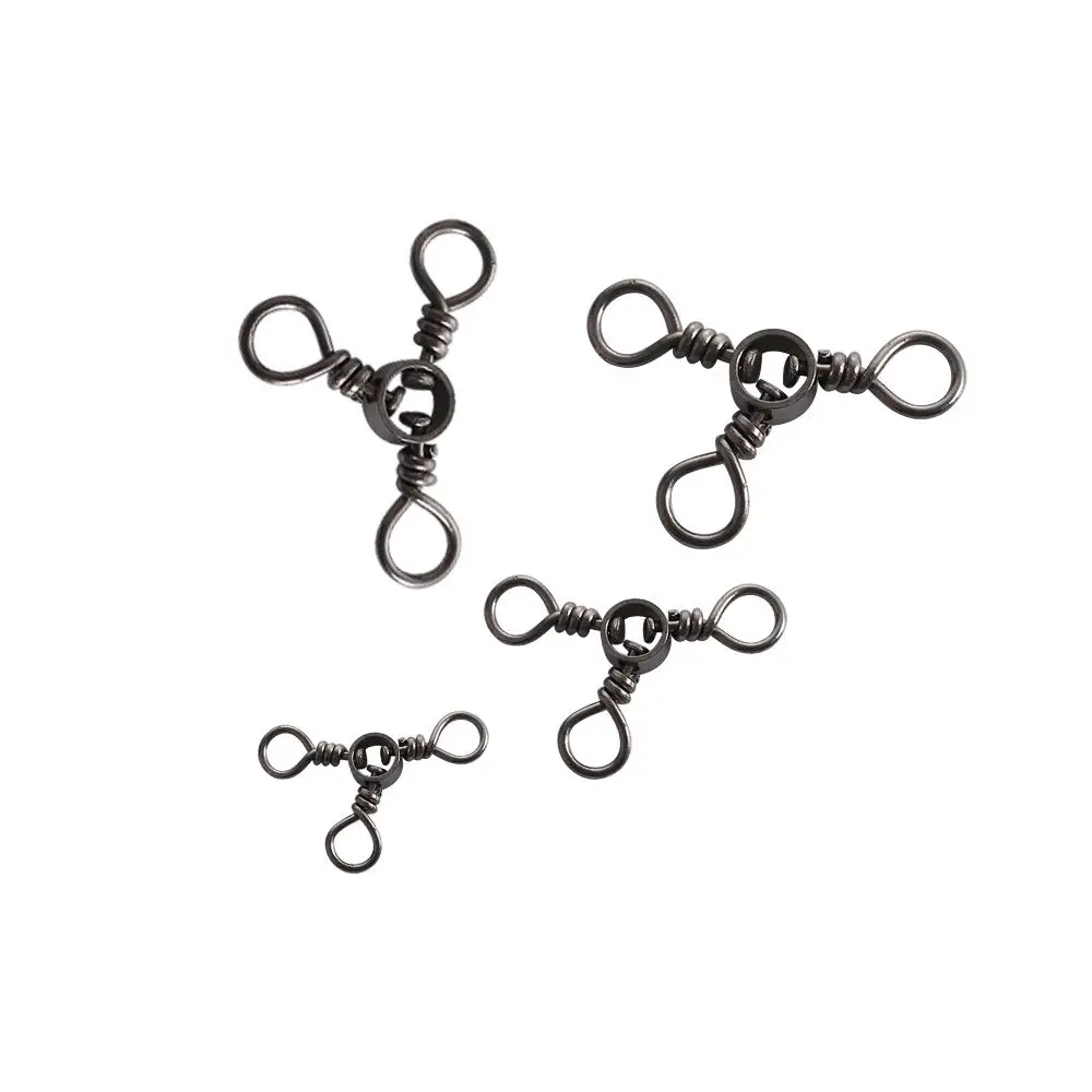 

Accessories Fishhooks 3 Way for Carp Swivel Hook Three-way Swivel Trigeminal Swivels Fishing Swivels Fishing Connector