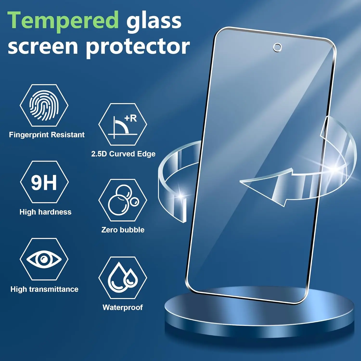 Premium Tempered Glass Screen Protector - Multi-Pack