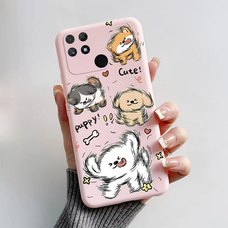 Cute Cat Cartoon Shockproof Soft Silicone TPU Phone Back Cover