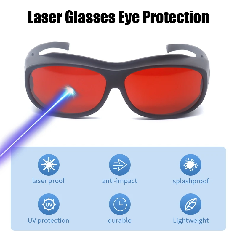 Laser Goggles Laser Glasses 10600nm OD6 Laser Blocking Glasses 450nm 1064nm IPL ND YAG Laser Protective Glasses Goggles