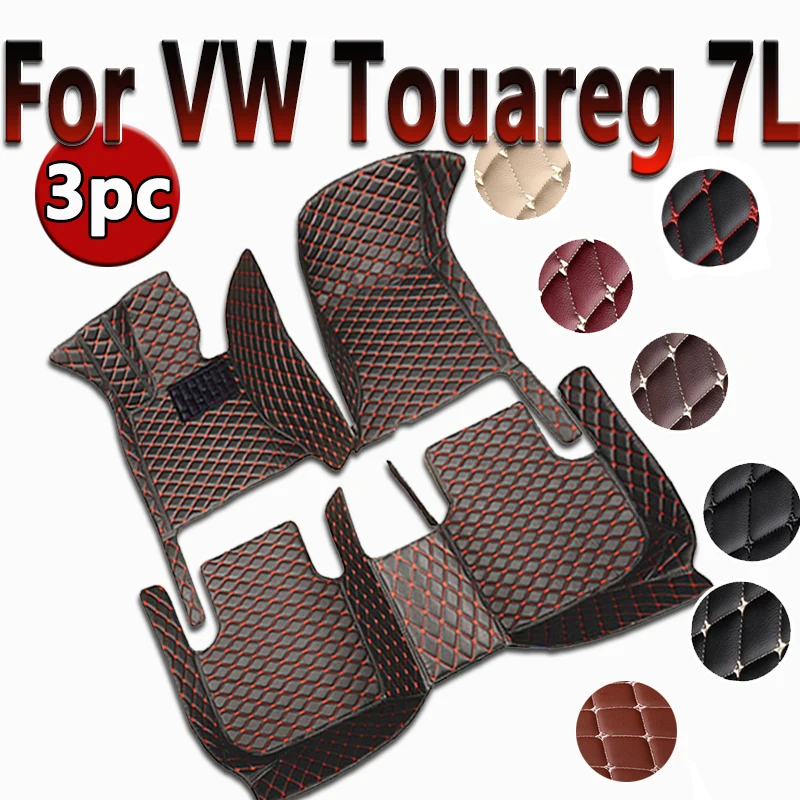 

Car Floor Mats For VW Volkswagen Touareg 7L 2002~2009 5saet Waterproof Protective Pad Car Matt Tapetes Automovil Car Accessories