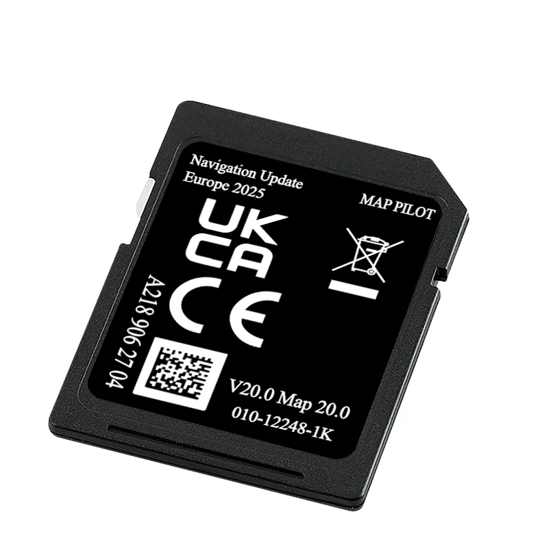 새로운 2025 V20 메르세데스 A B C E 클래스 CLA CLS GLS 자동차 Garmin 자동차 EU지도 Sat Nav SD 카드 A2189062704 32GB