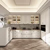 Cupboard cabinet European style simple European custom cabinet custom kitchen cabinet decoration custom stove 2