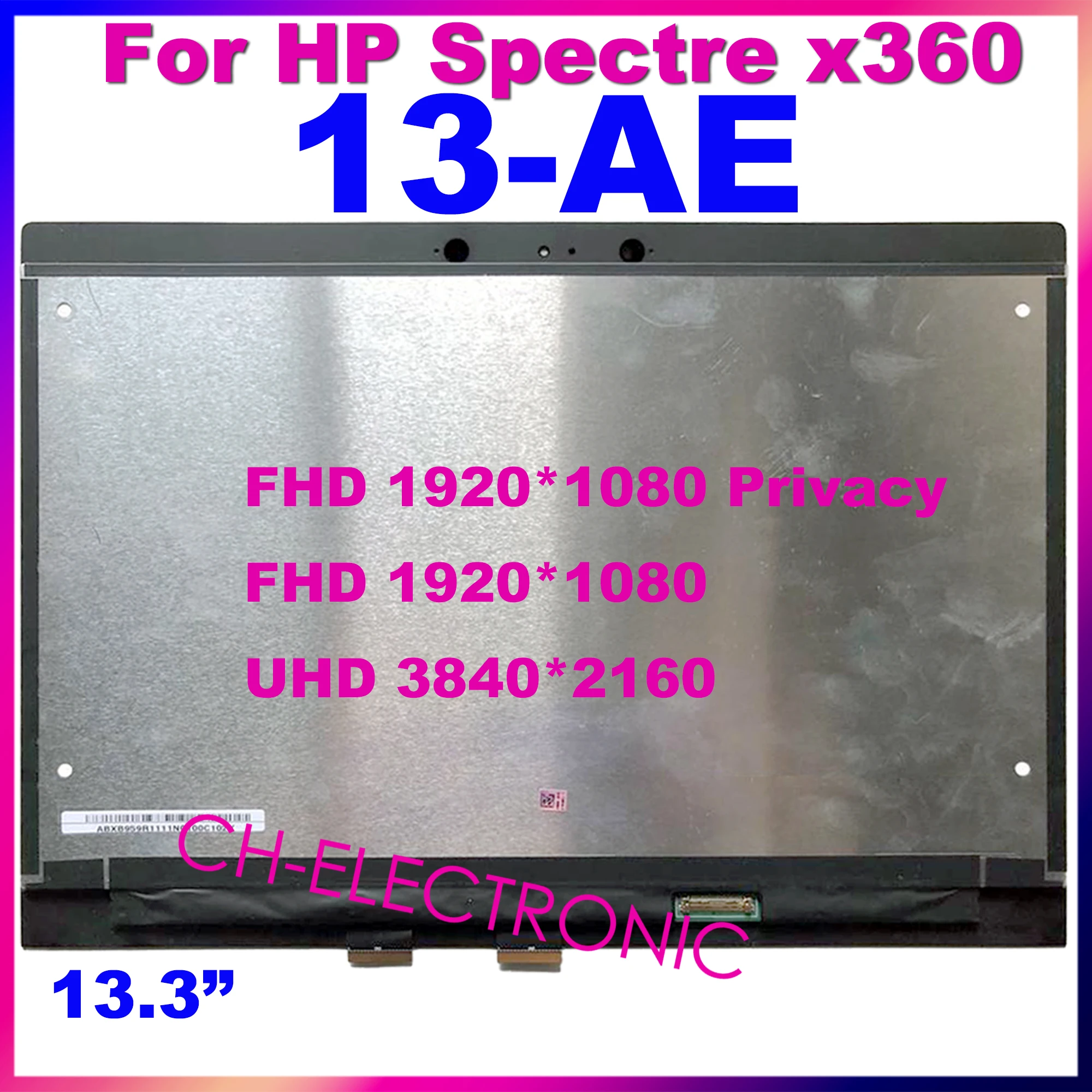 

Сенсорный ЖК-экран 13,3 дюйма для ноутбука HP Spectre X360 13AE 13-AE 13T-AE