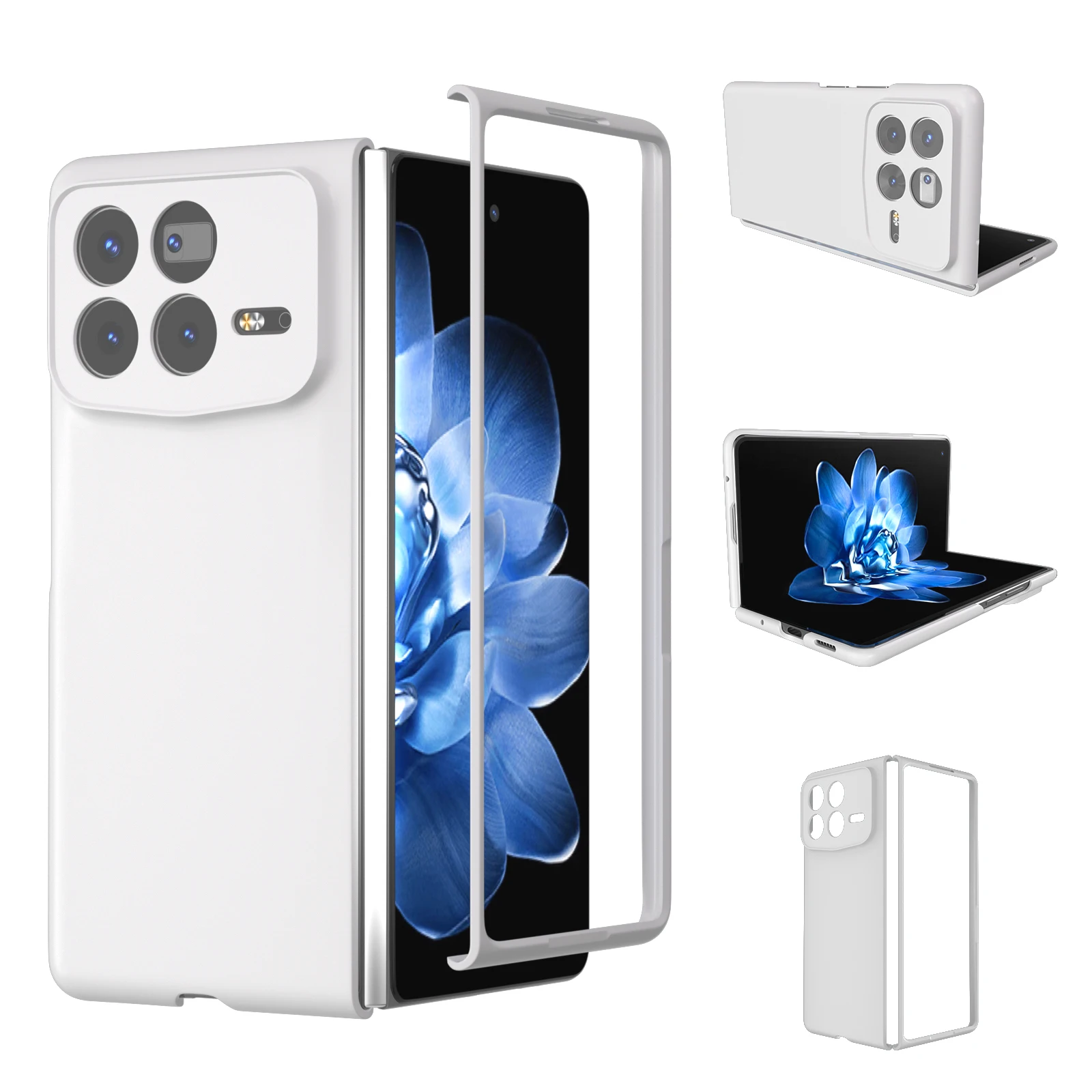 Ultra-Thin Skin Feel Hard Case - Anti-Fouling, Comfortable Grip, Super Slim Folding Protective Cover