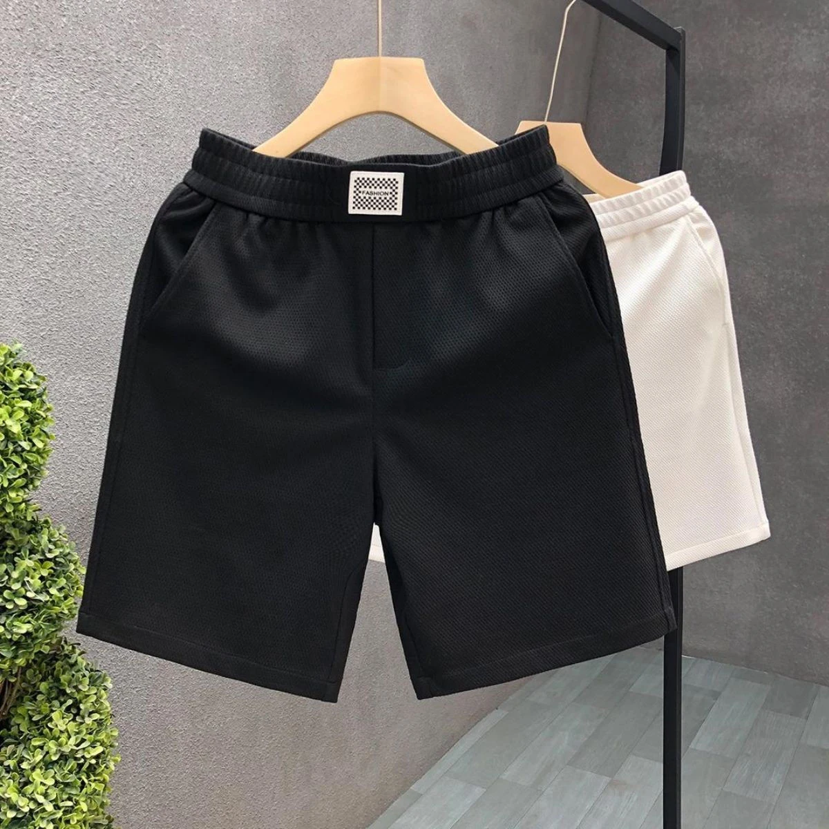 Invisible Open Crotch Outdoor Sex Summer Men's Shorts Fashion Simplicity Style Eroticism Five Points Pants Sports Casual Pants