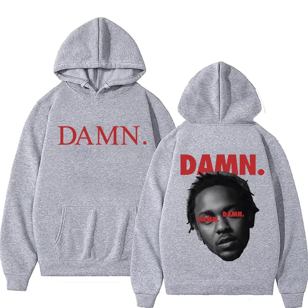 Rapper Kendrick Lamar Graphic Hoodies Music Album Poster Print Hip Hop Sweatshirts Men's Women Fashion Vintage Hoodie Streetwear