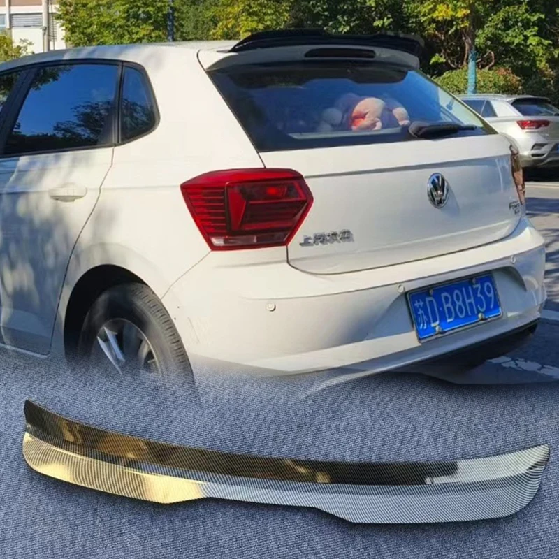 

Спойлер для volkswagen polo, заднее крыло vw Спойлеры на багажник, двухслойные задние крылья без сверления 2011-2024, модификация аксессуаров