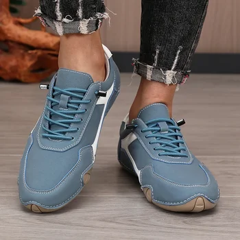 أحذية رجالية كاجوال بدون كعب عصرية وناعمة قابلة للتنفس، متعددة الاستخدامات للأنشطة الخارجية والتنقل والمشي أحذية رجالية 6