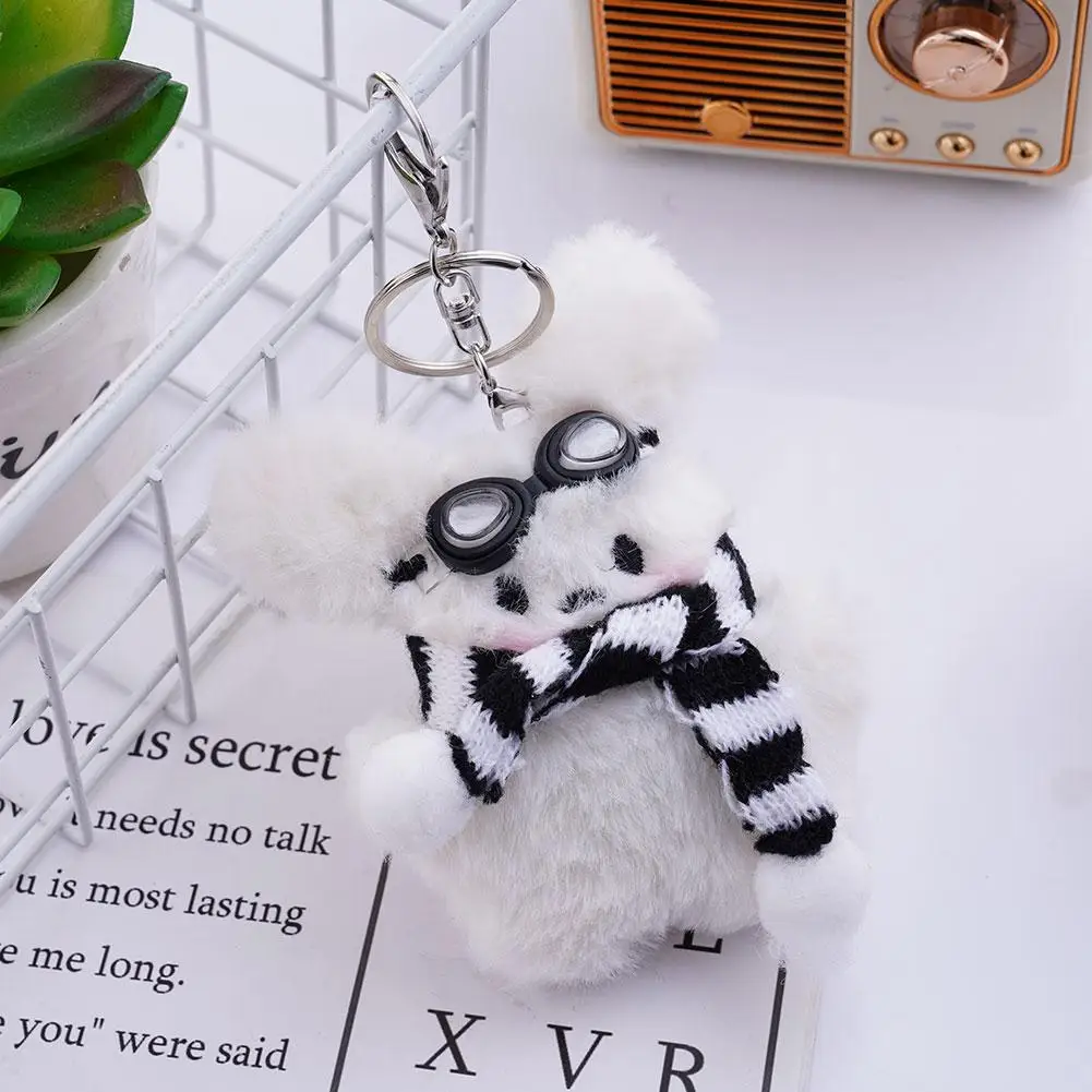 Kawaii Pochacco Plush Doll Keychain - Cute Anime Pendant for Children and Girls' Gifts