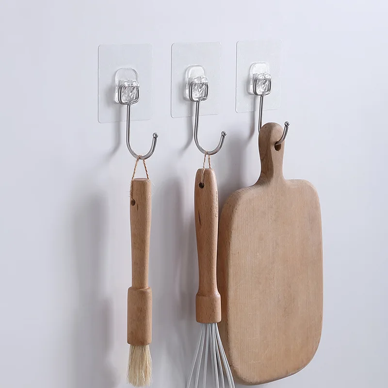 Kitchen Ikea|heavy-duty Stainless Steel Pvc Wall Hook Kitchen