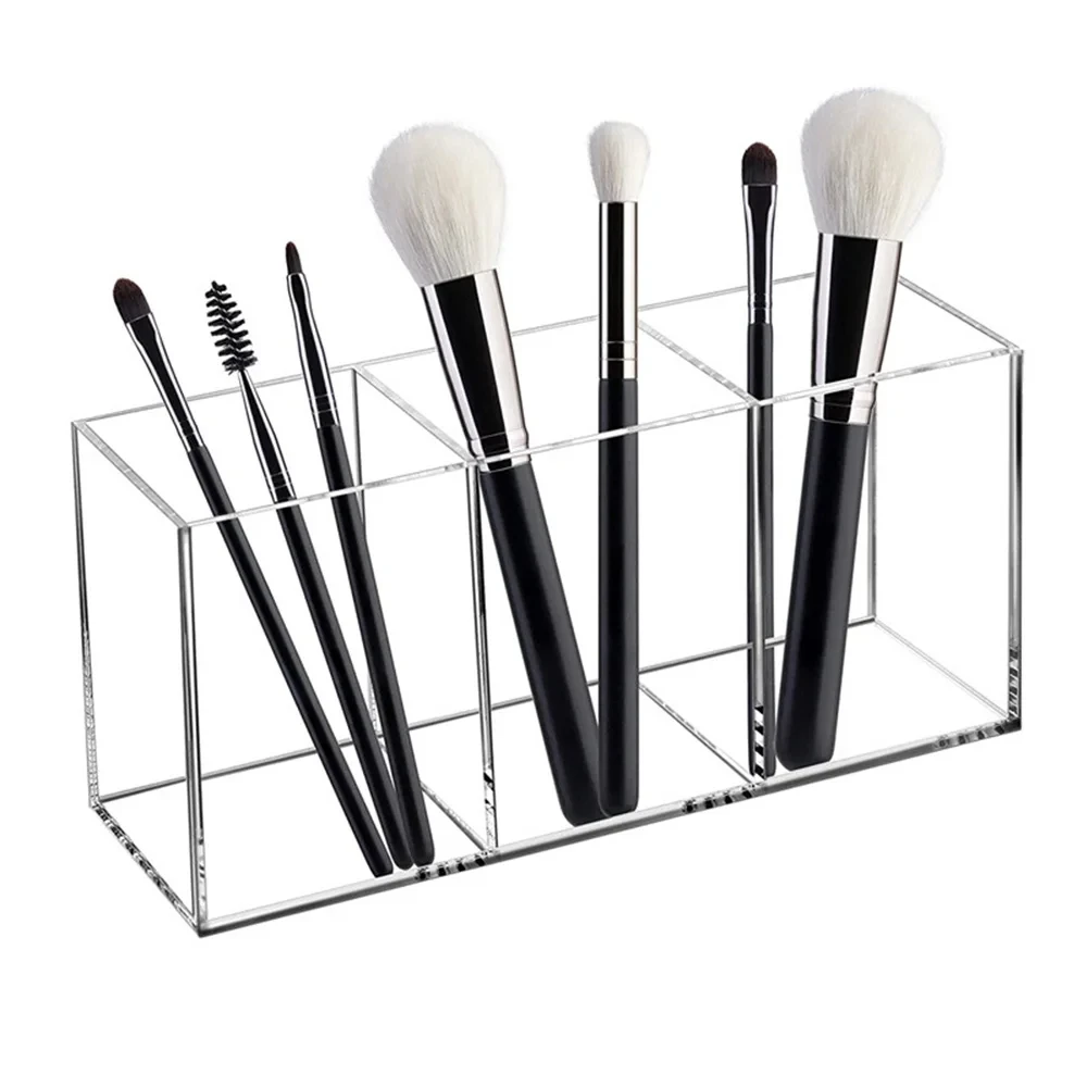 10 Pièces Pinceaux De Maquillage Transparents Poudre Fond De Teint Fard