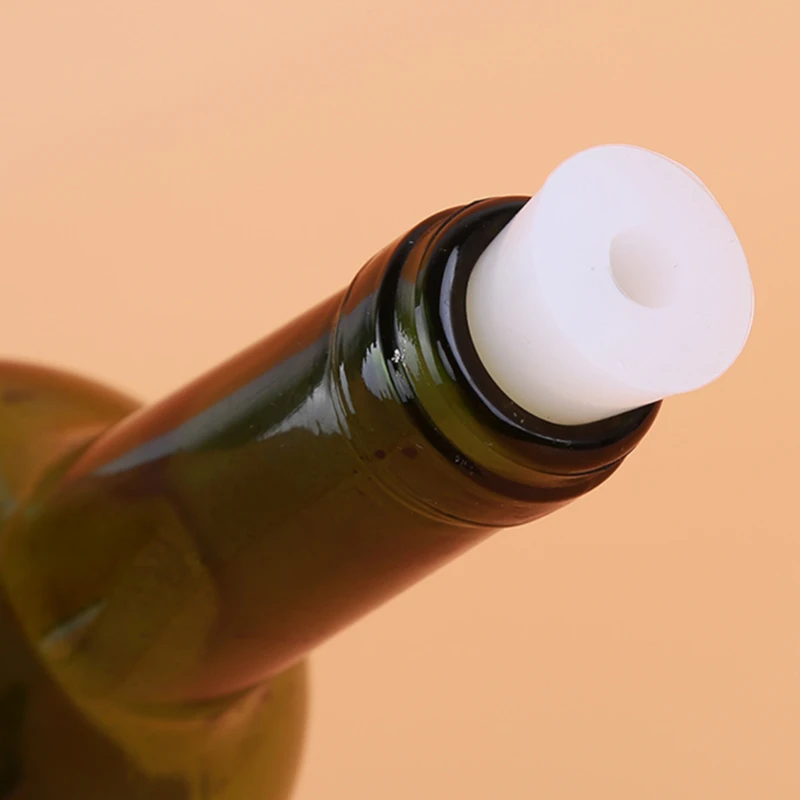 Home Brew Wine Stoppers Silicone Plug For Airlock Valve Bubbler Fermentation Exhaust Valve Silicone Rubber Plug