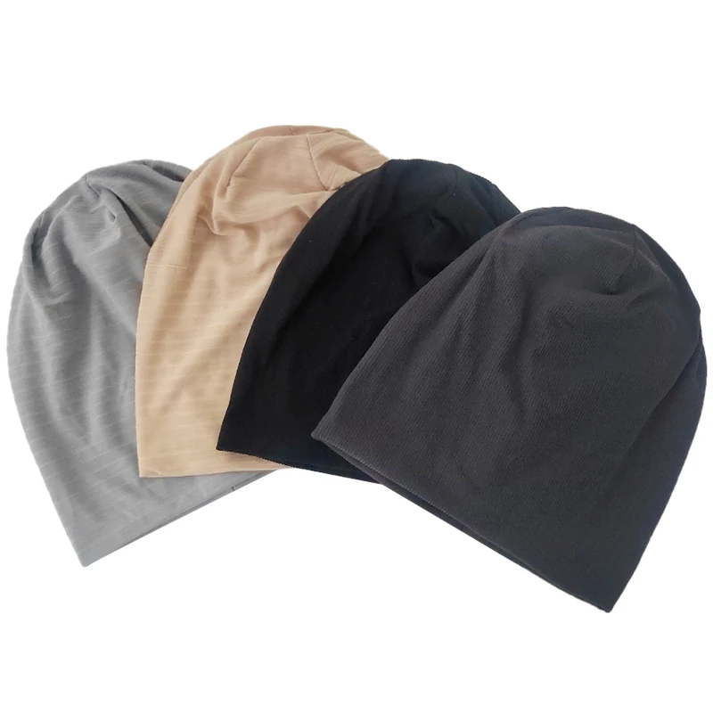 

Geebro Women's Beanie Spring Autumn Casual Soft Solid Slouchy Beanies for Men Unisex Hip Hop Skullies Beanies Ladies Thin Hat