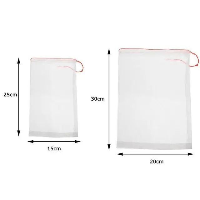 10Db Gyümölcs Zöldségbetét Védelem Grow Táska Madárgátló Húzózsinór Háló Hálózsák Mezőgazdasági Kártevőirtó Kerti Szerszámok - Image 6