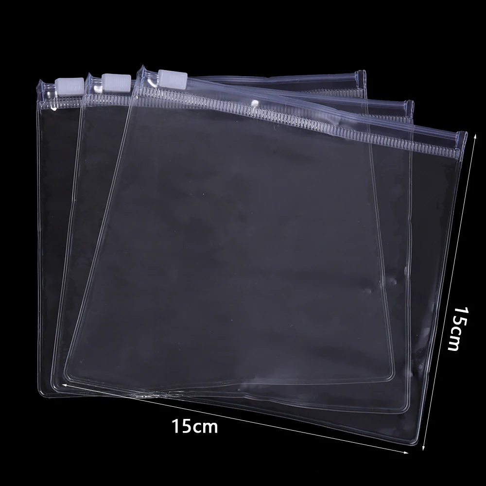 10 teile/los PVC Selbstdichtende Kunststoff Schmuck Zip-Lock Beutel Dicke Klare Ziplock Ohrringe Lagerung Taschen Geschenke Schmuck Verpackung Beutel – Detail 12