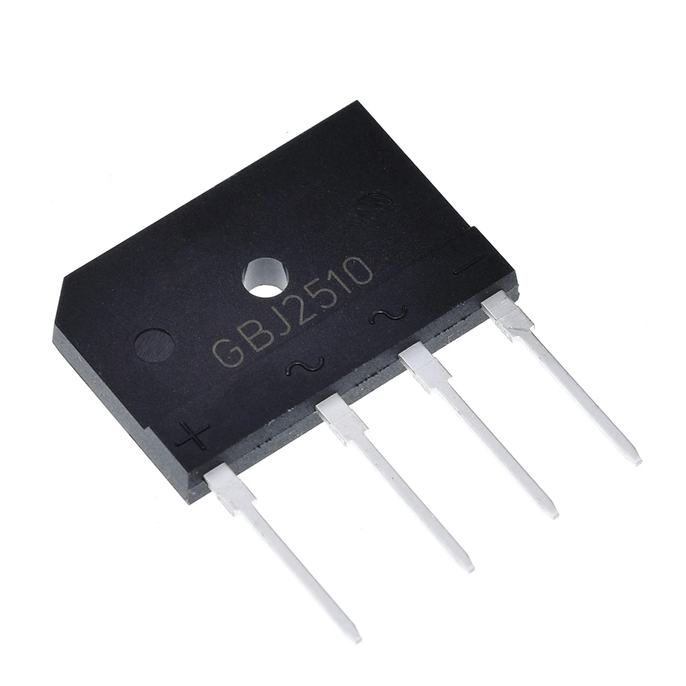 5pcs 25A 1000V Diode Bridge Rectifier gbj2510 diode bridge rectifier,electrical rectifier diodes,rectifier diodes