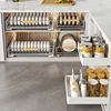 Kitchen Dish Storage Rack Cabinet Pull-out Bowl Rack Pull-out Basket Cabinet Drawer Type Storage Rack BowlPlate Plate Drain Rack 2