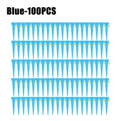 Smart Drip Irrigation System: Automatic Watering Kit for Gardens and Greenhouses (Blue - 100PCS)