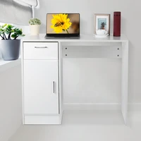 1 Drawer 1 Door Desk Desktop Table 1 Drawer 1 Door Compact Computer PC Laptop Desk Table Workstation Home  Computer Desk 1