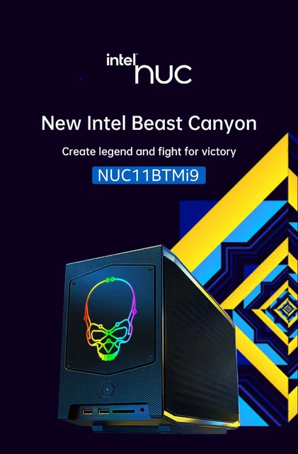 インテル パソコン Intel NUC 9 NUC9i9QNX Home ＆ Entertainment Mini
