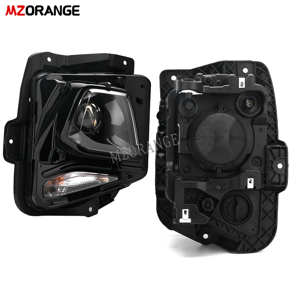 2x Black Lens For 2019-2021 Chevy Blazer Amber LED Front Sde Marker