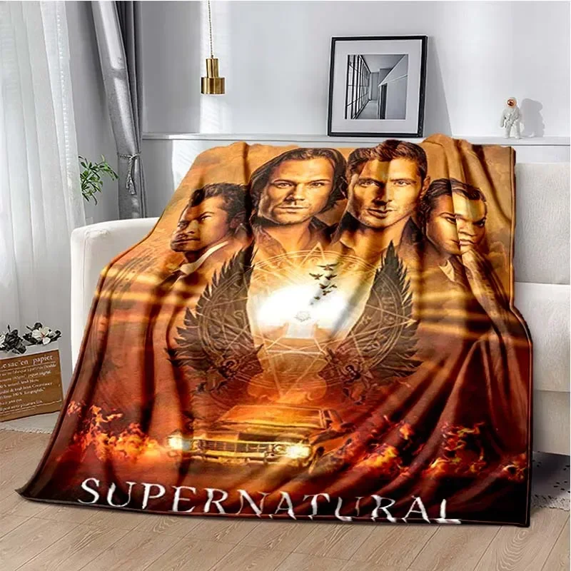 3D Supernatural Region Printed Blanket,Fashion Soft Cozy Living room Bedroom Office Sofa Bed Travel Blanket Birthday Gift 3