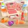 Simulation Shopping Cash House Toys Electronic Game Lighting And Sound Effects Supermarket Cashier Toys 2