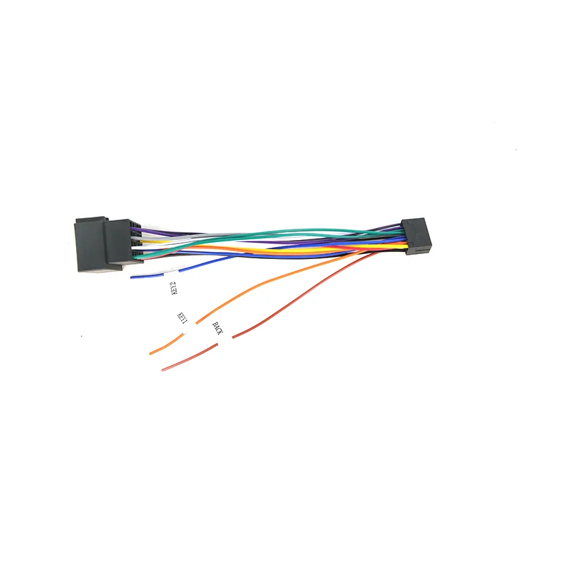 Car Stereo Radio ISO Cable Adapter 16 Pin Plug Female Connector Wiring Harness Automobile Accessories for NEW Pioneer car radio