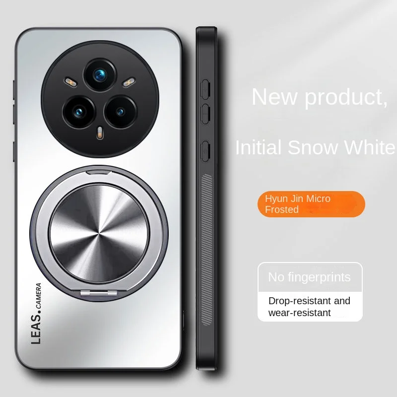 Hard AG Matte Protective Case with Ring Stand and Magnetic Back Cover