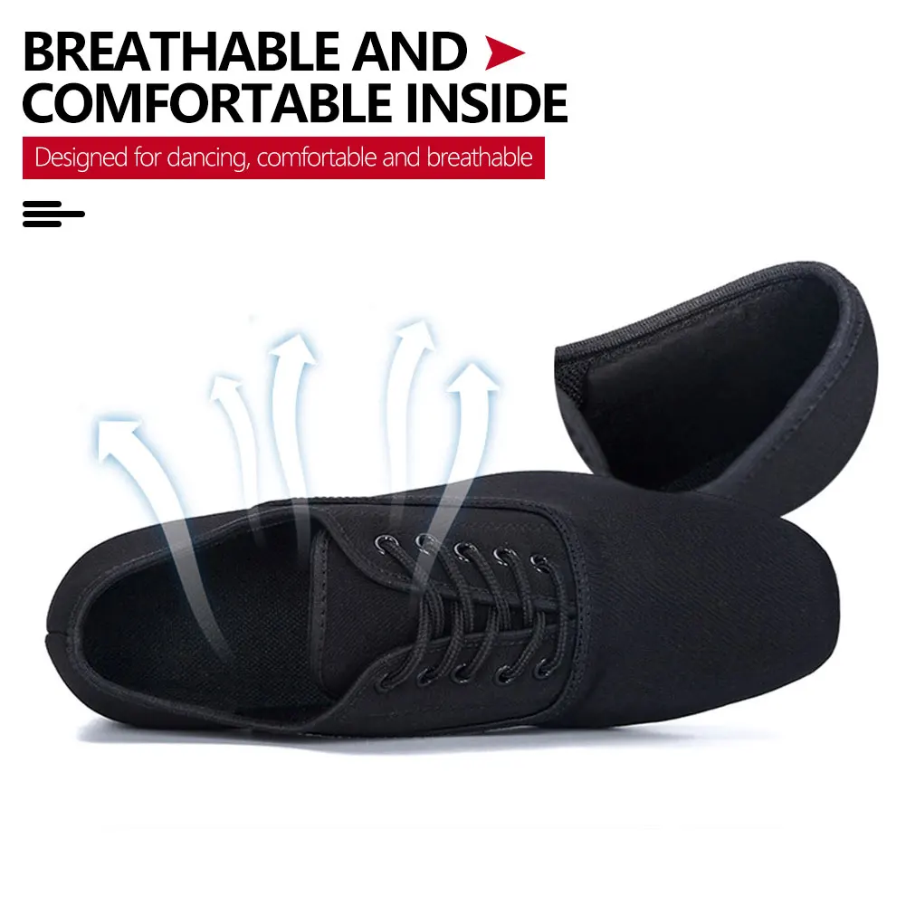 Professional Men's Latin Ballroom Dance Shoes Canvas Latin Salsa Shoes Heel Tango Ballroom Dance Shoes for Men zapatos de mujer