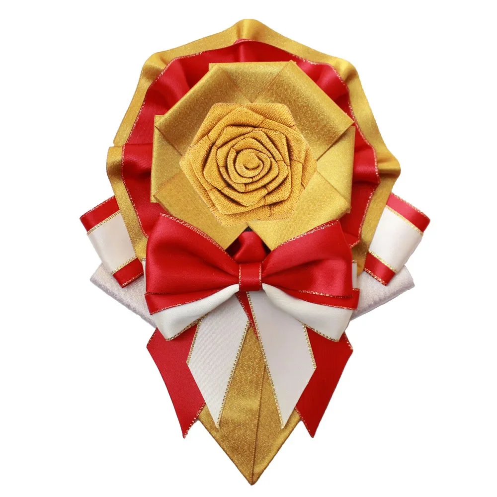 Vintage Bow Tie Badge Korean British Suit Shirts Collar Flower Pins Handmade Original Design Jewelry Lolita Clothing Accessories